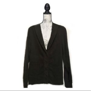 L.L. Bean Cowl Neck Button Front Cardigan / Blazer
